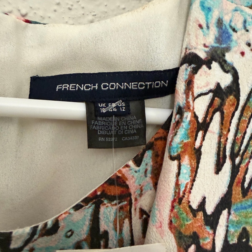 French Connection Multicolor Abstract Dress - Picture 3 of 6